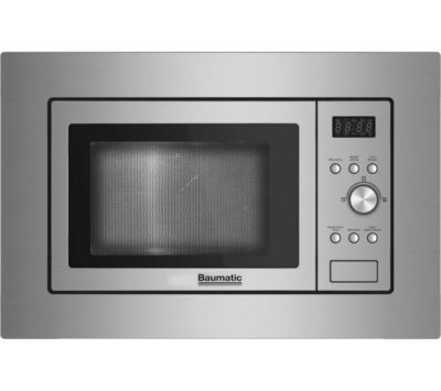 BAUMATIC  BMIS3817 Built-in Solo Microwave - Stainless Steel